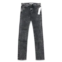 JOHN LAWRENCE SULLIVAN ケミカルウォッシュ スキニー デニムパンツ L ブラック グレー 2B011 14-48 日本製 未使用品のサムネイル