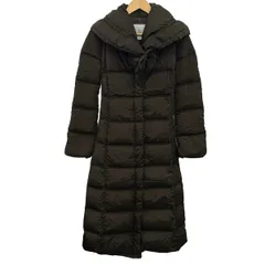 MONCLER(モンクレール) ダウンコート サイズ1 S レディース - ダークブラウン 長袖/冬のサムネイル