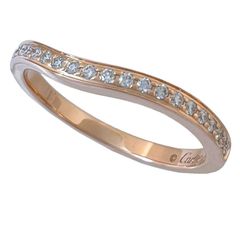 CARTIER カルティエ リング バレリーナ ハーフエタニティ ダイヤ 750