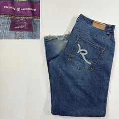 【Y2K極太】ロカウェア バギーデニム W40 ビッグサイズ ROCAWEAR B系 ヒップホップ 古着【5088】のサムネイル