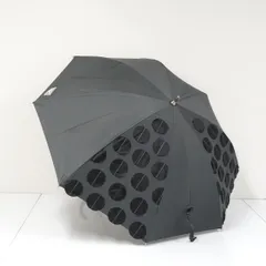 日傘 HANWAY ハンウェイ USED品 晴雨兼用 Angela グレー系 オーガンジーサークル UV 遮光 50cm A4095のサムネイル