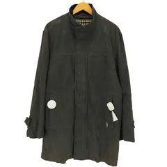 バーバリーロンドン BURBERRY LONDON ソフリナシャル 裏ノバチェック ライナー付き スエードタッチ スタンドカラーコート メンズ  Lのサムネイル