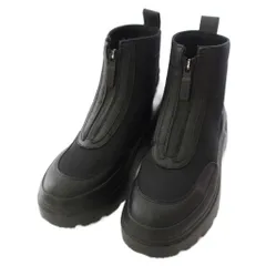 ハンター HUNTER WOMENS EXPLORER ANKLE ZIP FLATFORM BOOT ショートブーツ レインブーツ UK4 黒 ブラック WFS1000LNY /TKのサムネイル