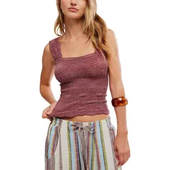 フリーピープル レディース トップス タンクトップ Free People Love Letter Cami Womens Beehiveのサムネイル
