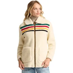 ペンドルトン レディース アウター ジャケット・ブルゾン フリース Pendleton Glacier Sunset Fleece Jacket Womens Glacier Ivory アイボリーのサムネイル