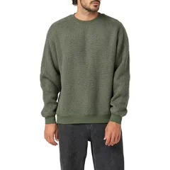 オニール メンズ アウター パーカー・スウェット シャツ ONeill Fuzzy Box Crew Sweatshirt Mens Dark Olive オリーブのサムネイル