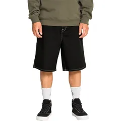 ボルコム メンズ ボトムス ハーフパンツ・ショーツ Volcom Billow 22 Short Mens Black ブラックのサムネイル