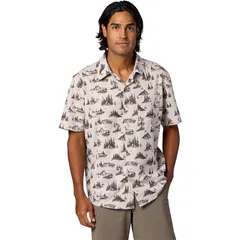 マーモット メンズ トップス シャツ 半袖 Marmot AirExchange ShortSleeve Shirt Mens Birch Bark Lake Side Campoutのサムネイル