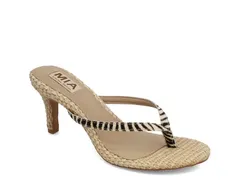 ミアリミテッドエディション レディース シューズ サンダル Mia LimiteditionZania Sandal Black Zebra Print ブラックのサムネイル