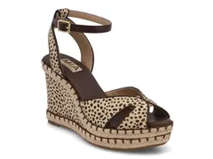 ミアリミテッドエディション レディース シューズ サンダル Mia LimiteditionMallorca Wedge Sandal Tan Cheetah Print タンのサムネイル