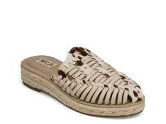 ミアリミテッドエディション レディース シューズ サンダル Mia LimiteditionErin Espadrille Wedge Mule Beige ベージュのサムネイル