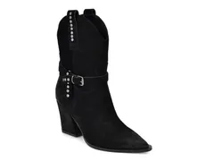 ナインウェスト レディース シューズ ブーツ・レインブーツ Nine WestWeslie Western Bootie Black ブラックのサムネイル