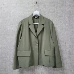 2326 DKNY カーキ オーバーサイズ ジャケット レディース 88-94-163のサムネイル