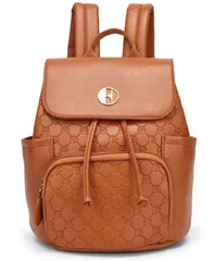エル レディース バッグ バックパック・リュックサック ミニ ELLE Compass 11 Monogramini Backpack Brown ブラウンのサムネイル