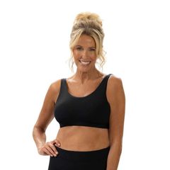 Dolfin Women's Scoop Neck Bikini Top (Black)