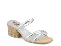 ミアリミテッドエディション レディース シューズ サンダル Mia LimiteditionInara Espadrille Sandal Silver Leather シルバーのサムネイル