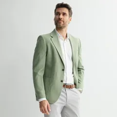 ナウティカ レディース アウター ジャケット・ブルゾン コート Mens Nautica ModernFit Basket Weave Sport Coat Sage Structure セージのサムネイル