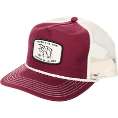 リズム メンズ アクセサリー 帽子 キャップ Rhythm Pod Trucker Cap Merlotのサムネイル