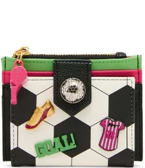 ベッツィジョンソン レディース アクセサリー 財布 Betsey Johnson Goal Getter Soccer Charm Wallet BlackWhite ホワイトのサムネイル
