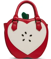 ベッツィジョンソン レディース バッグ Betsey Johnson The Apple Of My Eye Top Handle Crossbody Bag Red レッドのサムネイル
