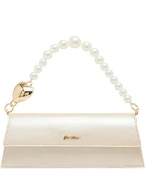 ベッツィジョンソン レディース バッグ Betsey Johnson East West Pearl Handle Flap Shoulder Bag Ivory アイボリーのサムネイル