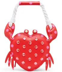 ベッツィジョンソン レディース バッグ Betsey Johnson Shell Raiser Lobsterhinestone Shoulder Bag Red レッドのサムネイル