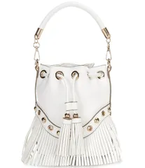 アルド レディース バッグ フリンジ ALDO Jeydee Fringe Studdedrawstring Bucket Bag White ホワイトのサムネイル
