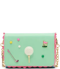 ベッツィジョンソン レディース バッグ Betsey Johnson Gone Clubbing Wallet Crossbody Bag PinkGreen Multi ピンクのサムネイル
