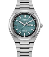 シチズン レディース アクセサリー 腕時計 Citizen Mens EcoDrive Sport Luxury Zenshin Quartz Three Hand Titanium Bracelet