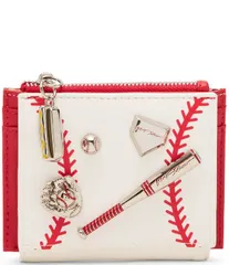 ベッツィジョンソン レディース アクセサリー 財布 Betsey Johnson Playing The Field Wallet RedCream クリームのサムネイル