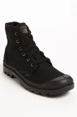 パラディウム メンズ シューズ ブーツ・レインブーツ Palladium Pampa Hi Canvas Boot Black Black ブラックのサムネイル