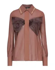 エリザベッタフランキ レディース トップス シャツ ELISABETTA FRANCHI Brown ブラウンのサムネイル