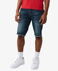 トゥルーレリジョン メンズ ボトムス ハーフパンツ・ショーツ ショートパンツ True Religion Mens Ricky Straight Flap Fray Hem Shortsidelineのサムネイル