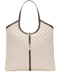 エムジーウォレス レディース バッグ MZ Wallace Large Astor Turnlock Tote Bag Sandy Linenのサムネイル