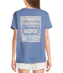 ロキシー レディース トップス シャツ Roxy Okinawa Short Sleeve TShirt Blue Horizon ブルーのサムネイル