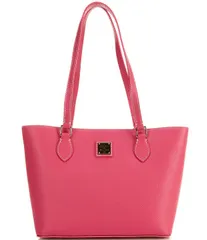 ドーネイアンドバーク レディース バッグ レザー Dooney Bourke Lucca Collection Italian Leather Small Jessie Tote Bag Fuchsiのサムネイル