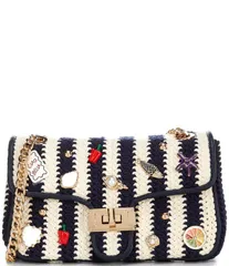 アルド レディース バッグ ALDO Giulliettaa Small Ciao Bella Resort Broadcloth Crossbody Bag Blue Combo ブルーのサムネイル