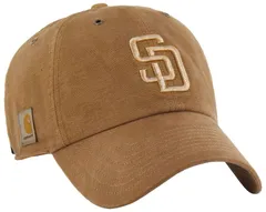 カーハート メンズ アクセサリー 帽子 Carhartt x 47 Carhartt x 47 Adult San Diego Padres Brown Dyed Clean Up Adjustablのサムネイル
