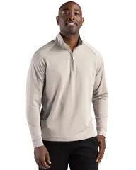 クリーク レディース トップス Tシャツ ハーフジップ スウェット Clique Dash Recycled Mens Quarter Zip Sweatshirt Silver Grey Heathのサムネイル