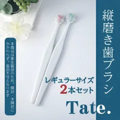 縦磨き歯ブラシ Tate. レギュラーサイズ(V5) 2本セットのサムネイル