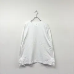 Graphpaper グラフペーパー L/S CREW NECK TEE ロングスリーブ クルーネック Tシャツ ロンT WHITE ホワイト 系 サイズ 2 80714 0020のサムネイル
