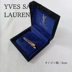 【良品】イヴサンローラン PARFUMS ネクタイピン ゴールド タイバー 専用ケース付き ビジネス フォーマル メンズ ギフト【カ644】のサムネイル