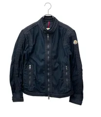 モンクレール ライダースジャケット ブルゾン ロゴワッペン ダブルジップ LEMAN 510914112085 メンズ SIZE 1 (S) MONCLERのサムネイル