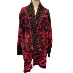♪♪KENZO ケンゾー レディース Vintage カーディガン SIZE M ショッキングピンクのサムネイル