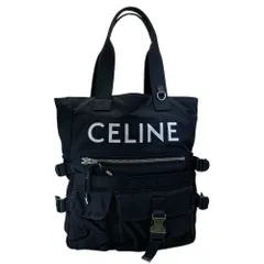 CELINE セリーヌ ロゴ プリント トートバッグ ハンドバッグ マルチポケット 116072DMT ナイロン ブラック 高級感 上品 軽量 収納力 斜め掛け 肩掛け 通勤 通学 旅行 メンズ レディースのサムネイル