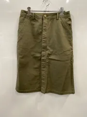 PB251⚫︎Eddie Bauer⚫︎エディー・バウアー⚫︎スカート⚫︎ガジュアル⚫︎ひざ丈⚫︎フライフロント⚫︎ベルトループ⚫︎ポケット付き⚫︎ツイル生地⚫︎綿100%⚫︎レディース⚫︎size 2⚫︎カーキのサムネイル