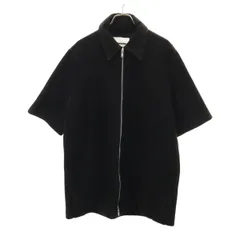 JIL SANDER ジルサンダー イタリア製 半袖 ジップジャケット M 黒 メンズ 古着のサムネイル