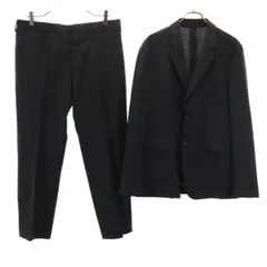 PRADA プラダ イタリア製 スーツ 上下 セットアップ 48R ブラック メンズ 古着のサムネイル