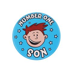 NUMBER ONE SON レトロ 缶バッジ 缶バッチ ピンバッチ brooch-8578