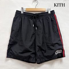 KITH キス ハーフパンツ アクティブショーツ ロゴ 刺繍 XS - メルカリ